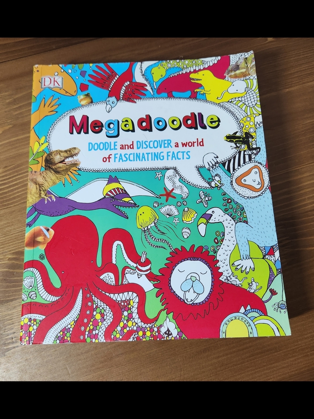 Large Megadoodle Coloring & Activity Book Doodle Discover Fascinating Facts